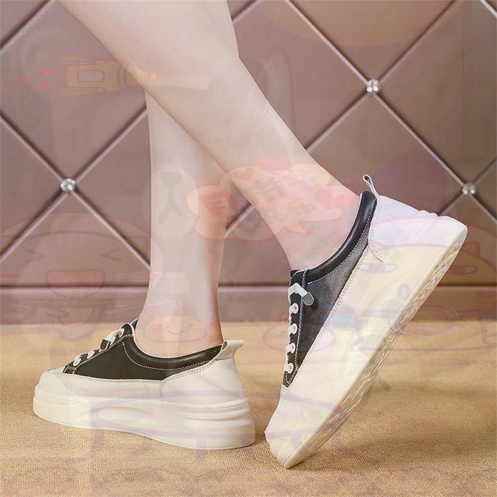 Women Shoes Made In Italy - Sznurowane mokasyny Chunky Loafers Woman Skateboarding