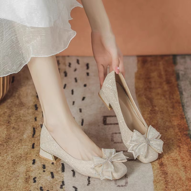 Women Shoes Casual - Damskie buty ślubne na jesień 2025