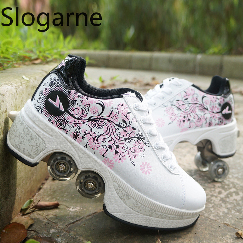 Women Shoes Casual - Damskie rolki z możliwością transformacji na