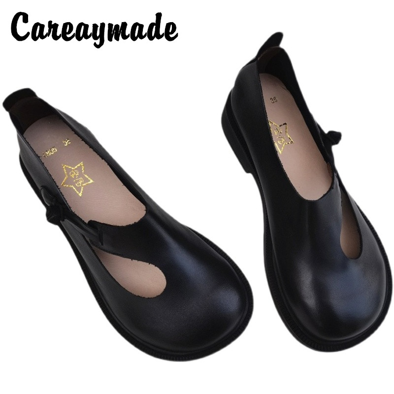Women Shoes Casual - Careaymade-oryginalne skórzane duże buty w stylu