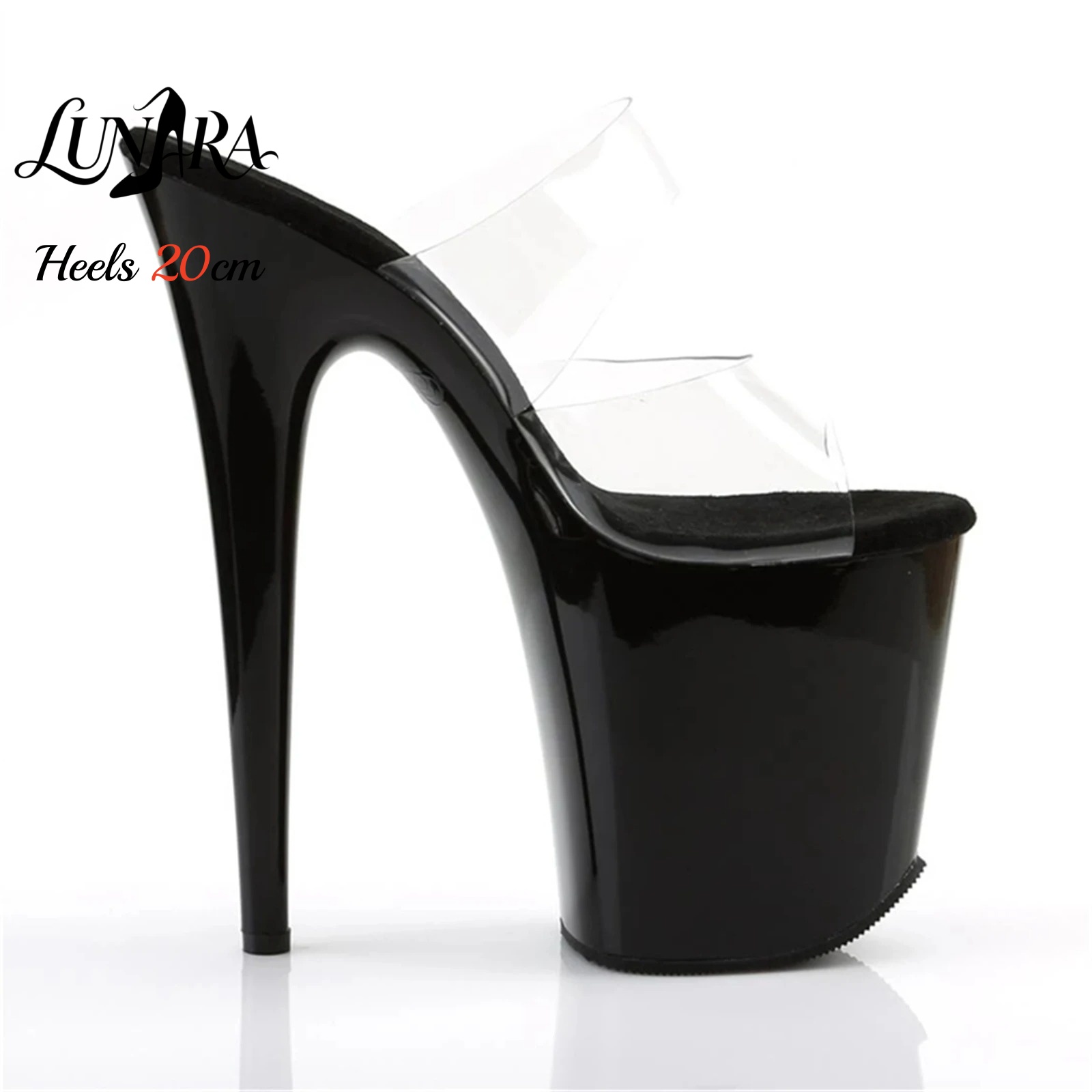 Sandały na platformie 20 cm z  – Strappy Heeled Sandals recenzja i cena