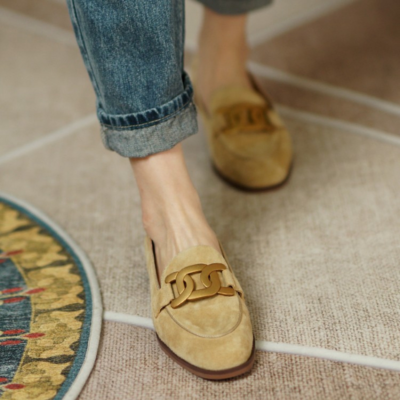 Zamszowe damskie mokasyny wios – Women Shoes Casual recenzja i cena