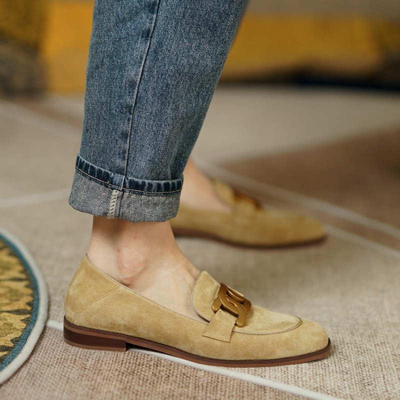 Zamszowe damskie mokasyny wios – Women Shoes Casual recenzja i cena