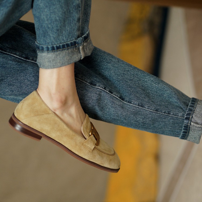 Zamszowe damskie mokasyny wios – Women Shoes Casual recenzja i cena