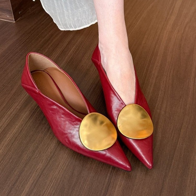 Wsuwane damskie baleriny z ost – Women Shoes Casual recenzja i cena